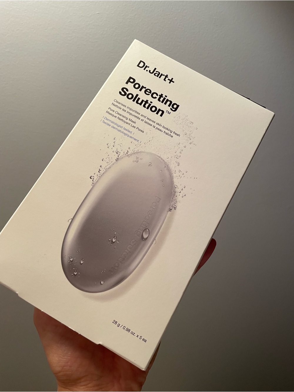 Dr.Jart+ Dermask Porecting Solution Korean Charcoal Face Mask | Sheet Mask for
